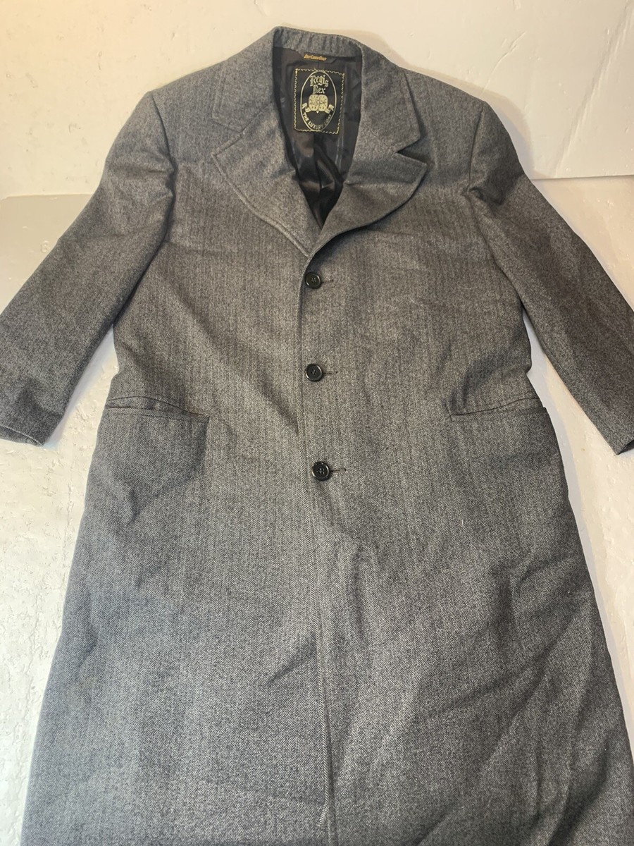 Vintage Regis Rex Luxury Coat Wool Overcoat 42” Long | eBay