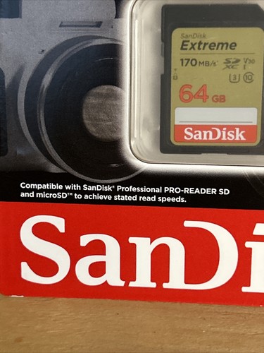 64GB Sandisk Extreme SD cards for Camera / Trail Camera / Computers - Picture 3 of 5
