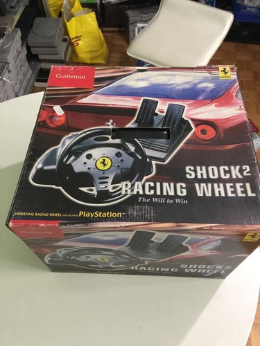 FERRARI SHOCK 2 RACING WHEEL GUILLERMOT Para sony PLAYSTATION Nuevo - Imagen 1 de 8