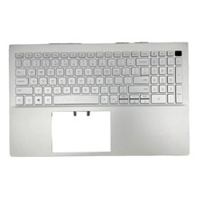 15.6" Silver Palmrest Backlit Keyboard For Dell Inspiron 15 5505 5502 5501 6XCC3