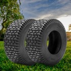 Set 2 13x5.00-6 Lawn Mower Tires 13x5x6 4Ply Heavy Duty Garden Tractor Turf Tire