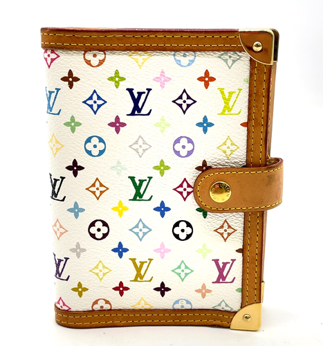 Auth Louis Vuitton Monogram Multicolor R20896 Agenda Notebook W/Box SE040031 - Picture 2 of 21