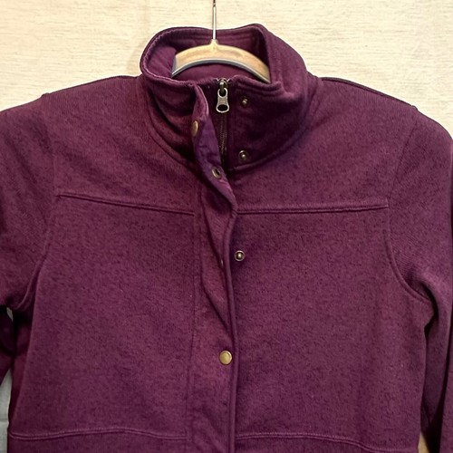 Eddie Bauer Pulloverjacke Damen Gr. L mit Reißverschluss und Druckknopf - Bild 3 von 8