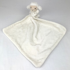 Jellycat Soother Bashful Lamb Lovey Stuffed Animal Plush Security Baby Blanket