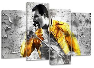 Freddie Mercury Collage Split Canvas Prints Ebay