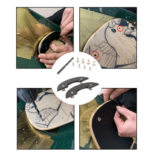 Skateboard Guard Protector Tail Fine Grinding Edge Protection Tool for Beginners - Picture 2 of 8