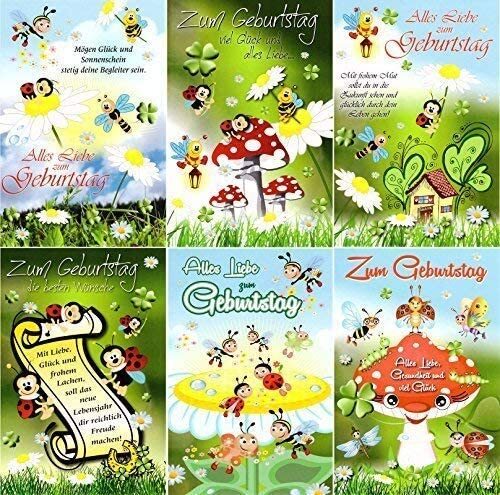 Geburtstagskarten Geburtstagskarte Glückwunschkarten Grußkarten - 51-1638 - Bild 1 von 12