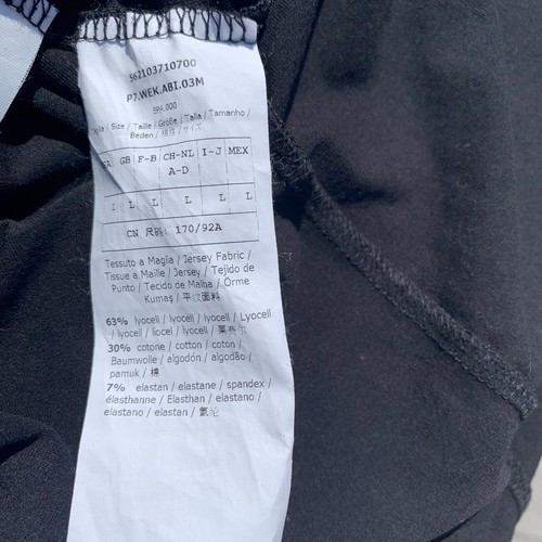 Max Mara Maxi Dress Large Black Stretch Jersey Knit Full Front Snap Sleeveless - Picture 12 of 17