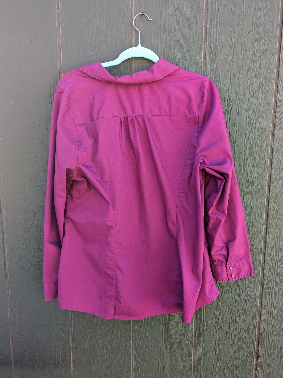 Lane Bryant Button Up Top Womans Plus Size 18 Sol… - image 9