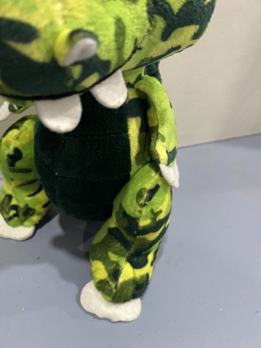 Ganz Webkinz Green CAMO CROC Crocodile Plush Stuffed Animal Toy NO CODE - Picture 3 of 10