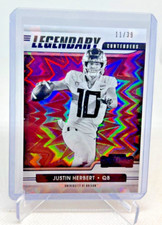 2021 Panini Contenders Draft Legendary JUSTIN HERBERT Blue Explosion 11/39