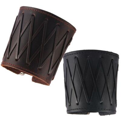 PU Leder Arm Manschette Armband Stulpe Arm.