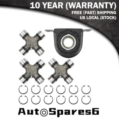Driveshaft Carrier Bearing and U Joint Kit for Ford F250 F350 Superduty 4WD