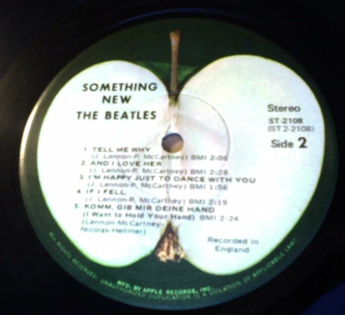 MINT- 1965 The Beatles Something New Lp album 1971 APPLE press ST 2108 plays EX - Picture 13 of 19