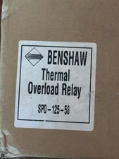 BENSHAW THERMAL OVERLOAD RELAY SPO-125-56