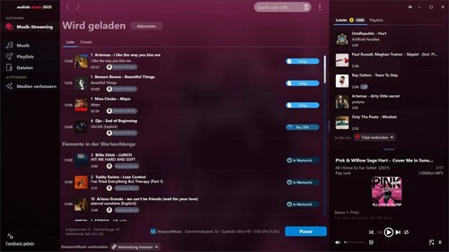 Audials Music 2025 Download (Key) Deutsch EAN 4260114251385 - Bild 6 von 6