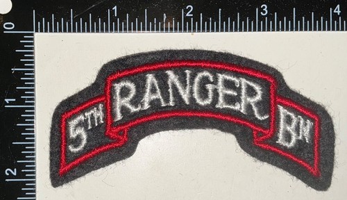 Parche REPRODUCCIÓN SEGUNDA GUERRA MUNDIAL 5º Batallón Ranger Bn - Imagen 1 de 2