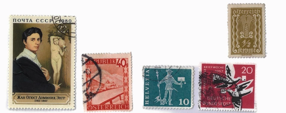 vintage antique collectible postage stamp lot - Image 4 of 4