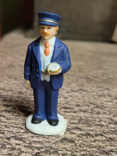 lefton colonial village #00667 1992 Edward Clark Conductor - Picture 1 of 3