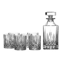 Bar Sets By Royal Doulton Decanter And 6 Tumbler Glasses, Set Of 7 Bar Sets By Royal Doulton Decanter And 6 Tumbler Glasses, Set Of 7