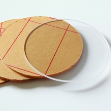 6 X Laser Cut Clear Acrylic Plastic Circle Discs Perspex Sheet Round Transparent