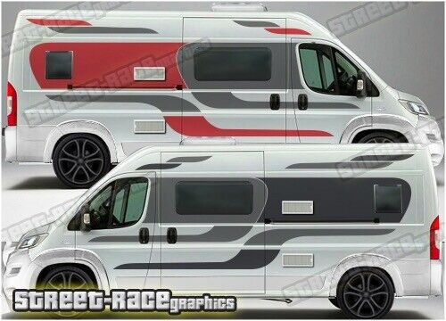 Wohnmobil Campervan 063 Grafik Aufkleber Fiat Ducato Citroen Relais Boxer - Bild 2 von 3