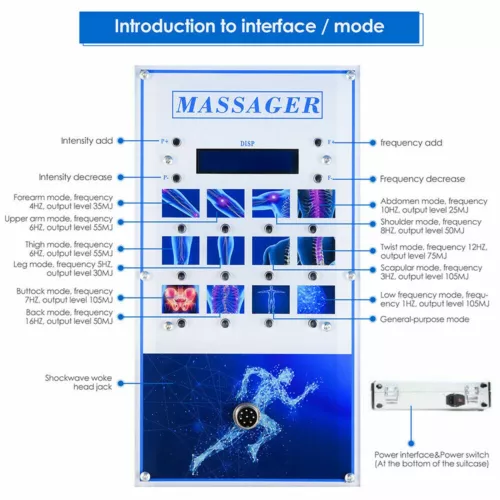 ED Shockwave Therapy Machine dispositivo de terapia de ondas de choque dispositivo de terapia de ondas de choque - Imagen 2 de 17