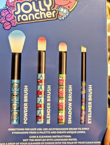 JOLLY RANCHER KOSMETIK MAKE UP PINSEL SET NEU - Bild 2 von 3