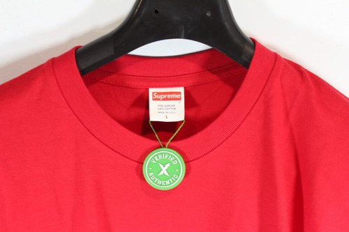 Supreme Bandana Box Logo Tee Large Red White Authentic FW19T55 Brandneu - Bild 3 von 7