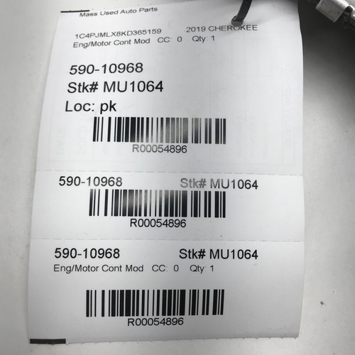 2019 Jeep Cherokee Engine Computer ECU ECM 3.2L V6 Mopar OEM - Picture 7 of 7