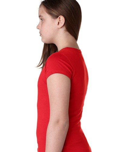 Next Level Apparel 3710 Girls Princess Cap Sleeve Tee Top Stylish T-Shirt - Picture 71 of 88