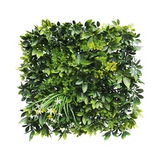 20"x20" Artificial Faux 3D Mix Leaf Privacy Fence Screen Decor Panel Hedge V6