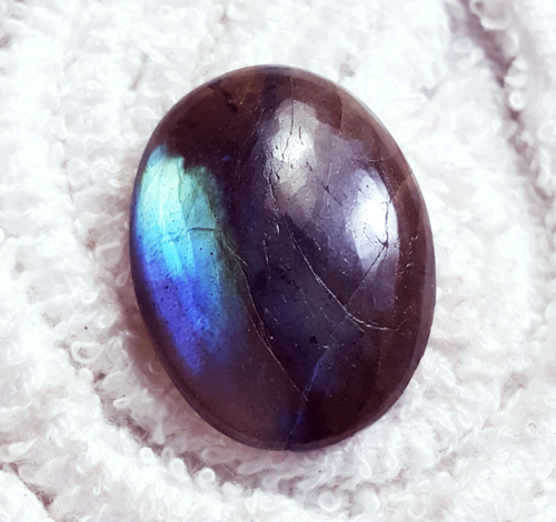 Loose Gemstone 100% Natural Labradorite 18.20 Ct Oval Shape Certified - Bild 2 von 6