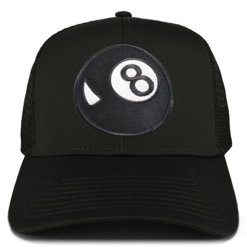 Magic 8 Ball Patch Structured Mesh Trucker Cap - FREE SHIPPING - Picture 2 of 17