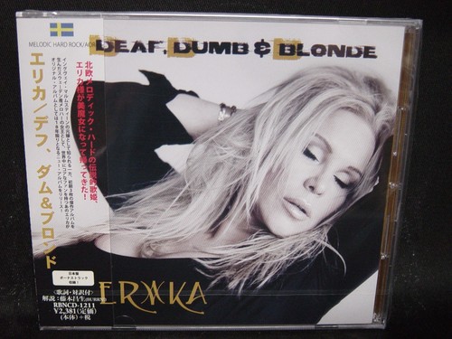 ERIKA Deaf, Dumb & Blonde + 1 JAPAN CD Yngwie J. Malmsteen Erika Norberg - Picture 1 of 2