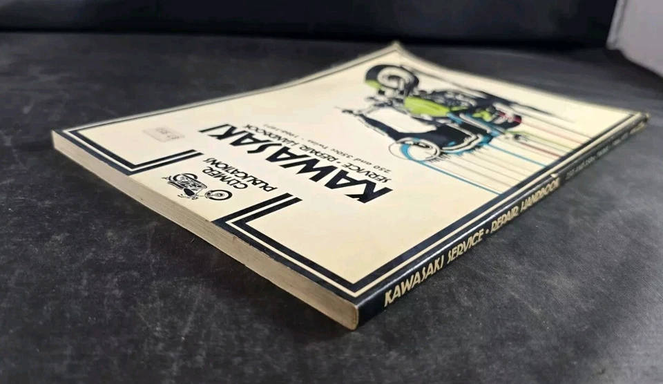 CLYMER PUBLICATIONS KAWASAKI SERVICE REPAIR HANDBOOK 250 350CC TWINS 1966-1971 - image 4 of 4