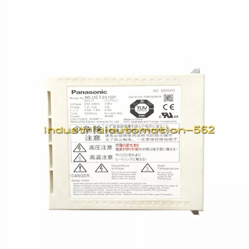 Panasonic MLDET2510P AC Servo Drive 100% Brand New In Box Expedited Ship 1PCS - Picture 3 of 7
