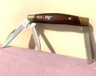 Buck 303 3 Flat Blade Rosewood Handle Stockman Folding Pocket Knife - New Other
