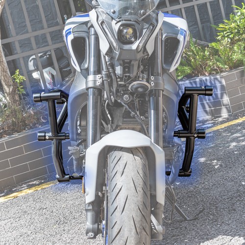 WOLFLINE Crash Bars Frame Engine Guard Falling Protector For MT09 SP 2021-2025 - Picture 6 of 24