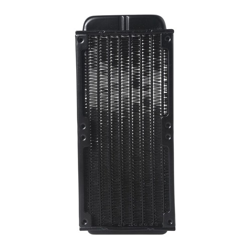 Aluminum Radiator CPU Water Cooling Heat Exchanger with 1/4 inch Thread 10 Tubes - Photo 4/12