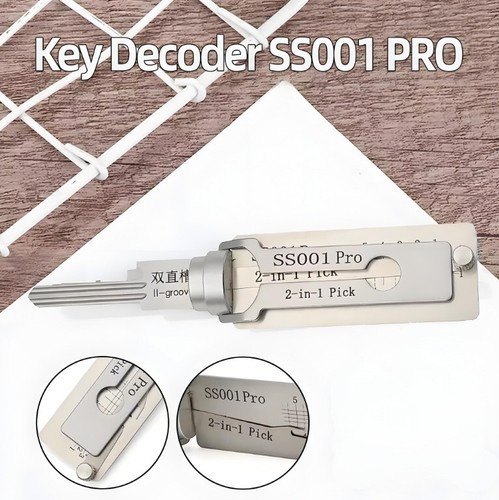 Key Decoder Perfect Match For Key Picking Hook Tool Stainless Steel SS001 PRO!