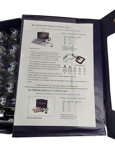 Acuzone Premium Quality Cupping Set - 19 cups | Massage Therapy | Stress Relief  - Picture 8 of 9