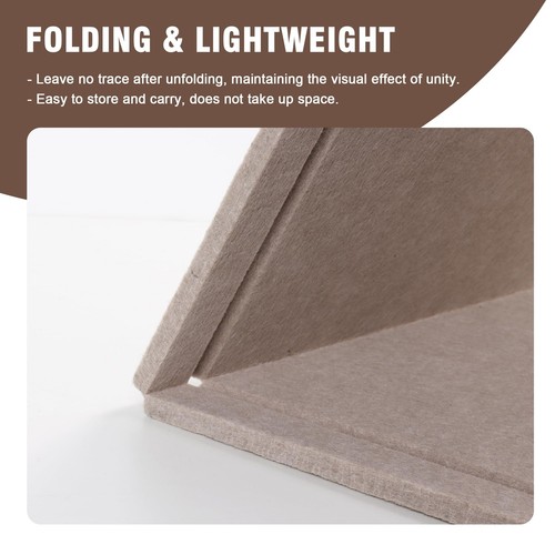 Large Cork Board - 48" x 36" Folding Felt Pin Bulletin Board for Home Office ... - Picture 3 of 9