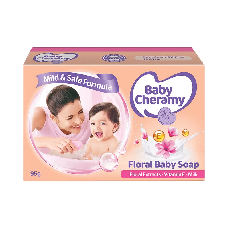 Baby Cheramy Floral Moisturising Baby Soap Mild Safe Formula Sri Lanka