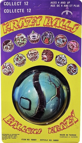 Krazy Bolas, Vintage Rara 1986 Coleccionable, Nuevo! Menta Al Sellado Card! Mosc - Picture 2 of 2