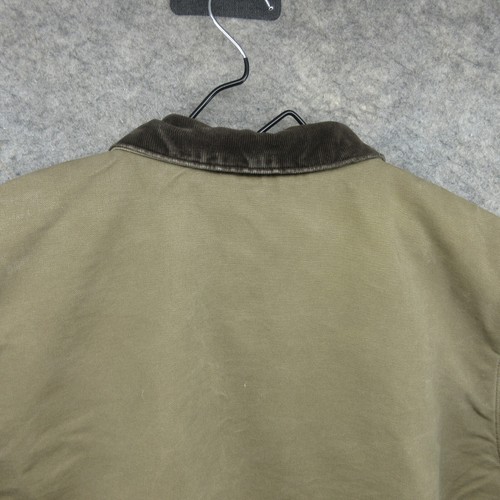 Carhartt Jacket Mens 2XL Brown Bankston Detroit Quilt Lined Faded Canvas 101228 - Picture 21 of 23