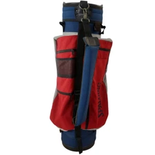 Vintage Spalding 3-Way Carry Cart Bag Red & Blue (Please Read)