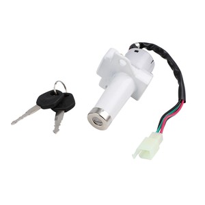 uxcell Motorcycle Security 4 Wires Ignition Switch Lock w 2 Keys Set for WY125 uxcell Motorcycle Security 4 Wires Ignition Switch Lock w 2 Keys Set for WY125