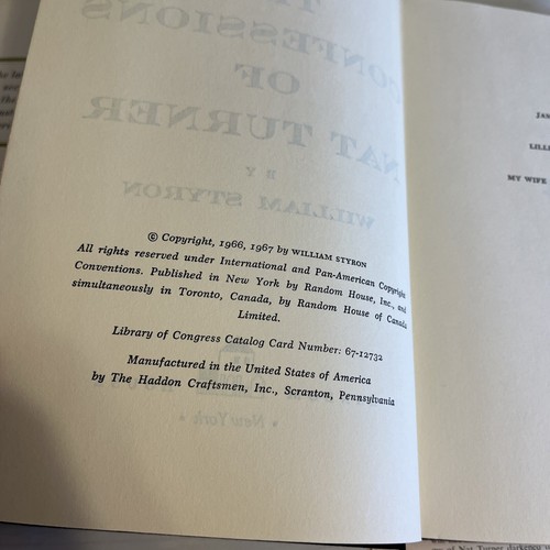 The Confessions Of Nat Turner By William Styron First Edition 1967 Signed - Picture 11 of 16