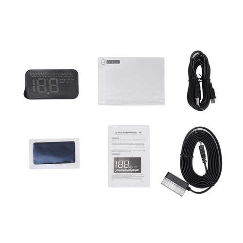 Universal Digital Car GPS HUD Head Up Display LED HD Speedometer Overspeed Alarm - Foto 18 di 20